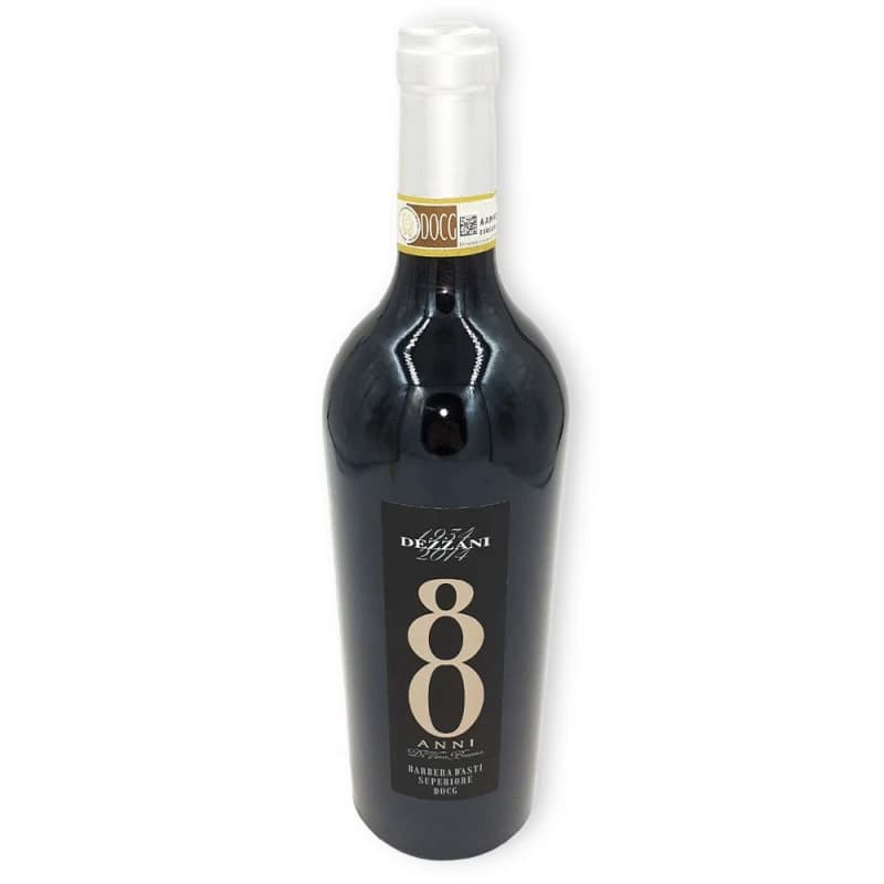 Vin rosu sec, Dezzani Barbera D'Asti Superiore 80 ani