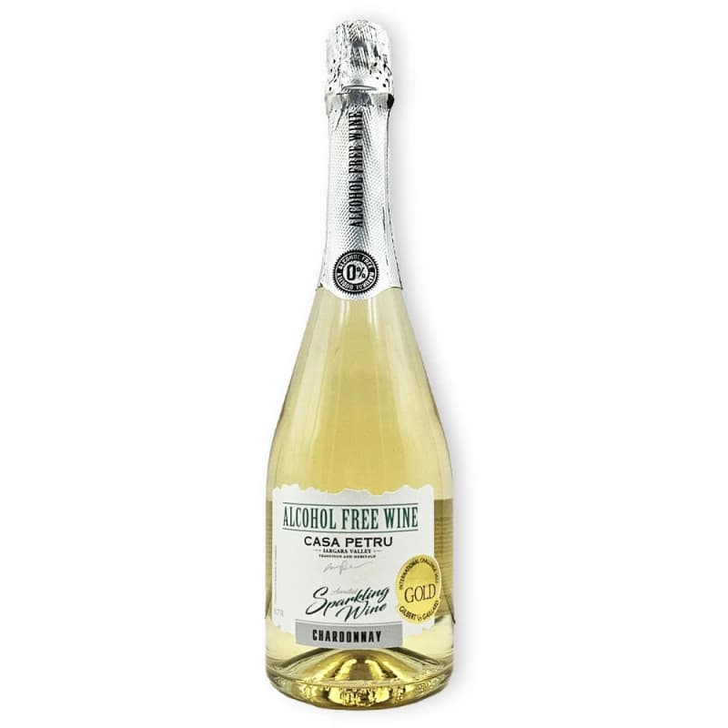 Vin spumant alb fara alcool, Casa Petru Chardonnay